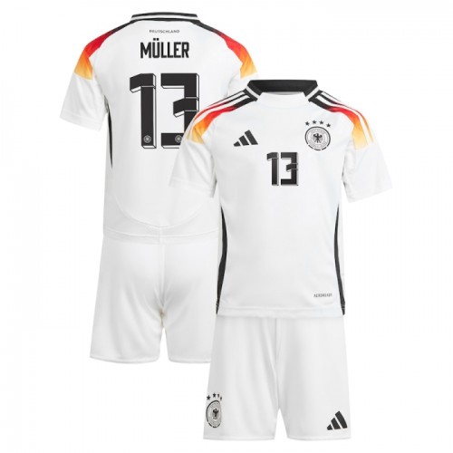 Conjunto Alemanha Muller 13 Equipamento Principal Euro 2024 - Criança Conjunto Alemanha Muller 13 Equipamento Principal Euro 2024 - Criança